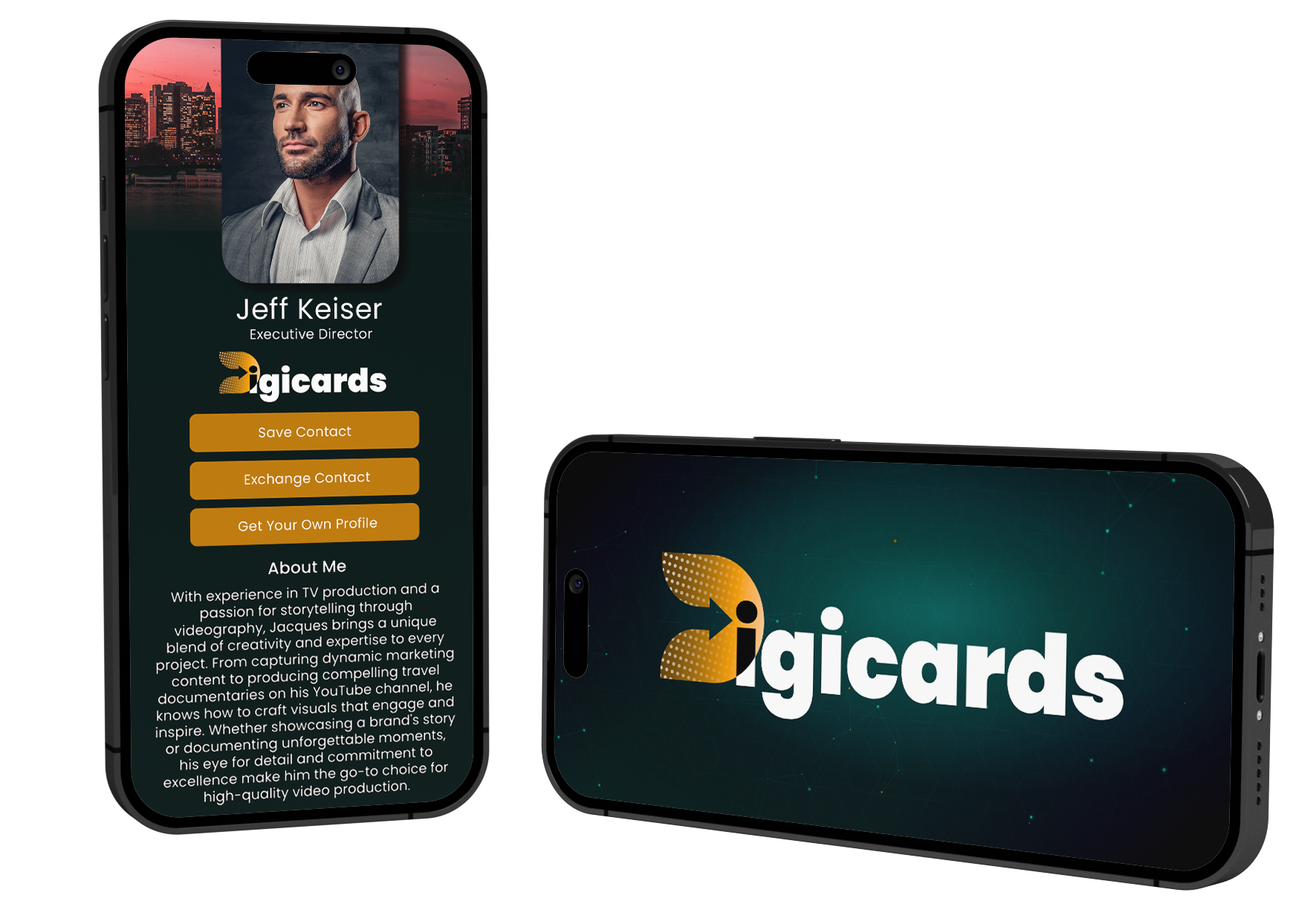 DigiSilver profile on mobile